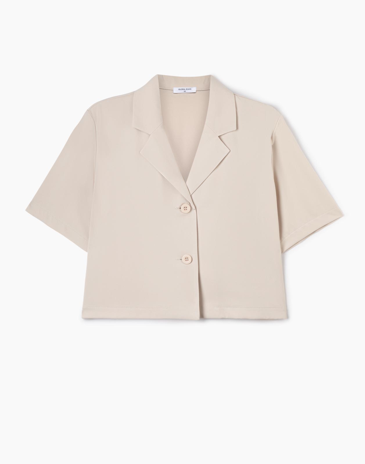 

Рубашка женская Gloria Jeans GWT003015 бежевая L, Бежевый, GWT003015
