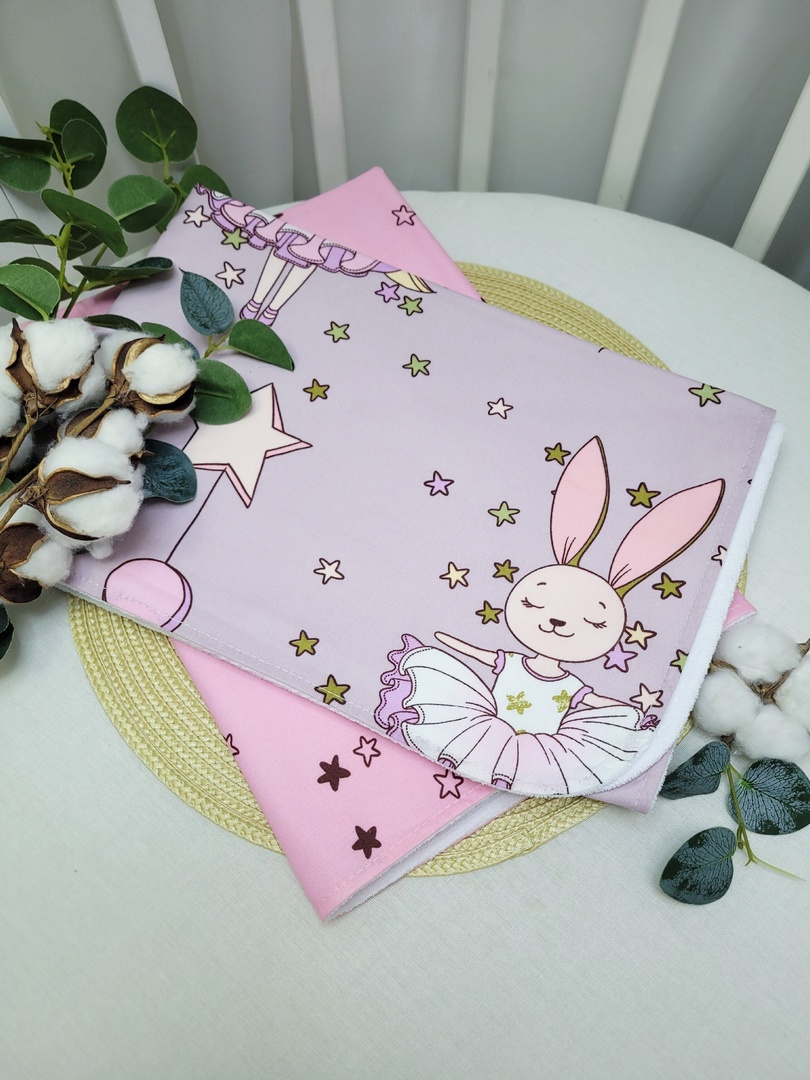 Набор пеленок непромокаемых Дива 2шт 70*100см, Разноцветный