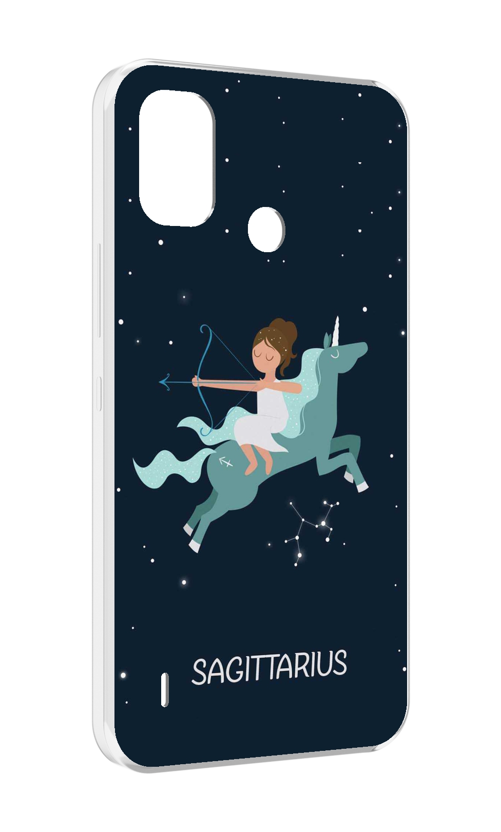 

Чехол MyPads знак зодиака стрелец 5 для Itel A48, Прозрачный, Tocco