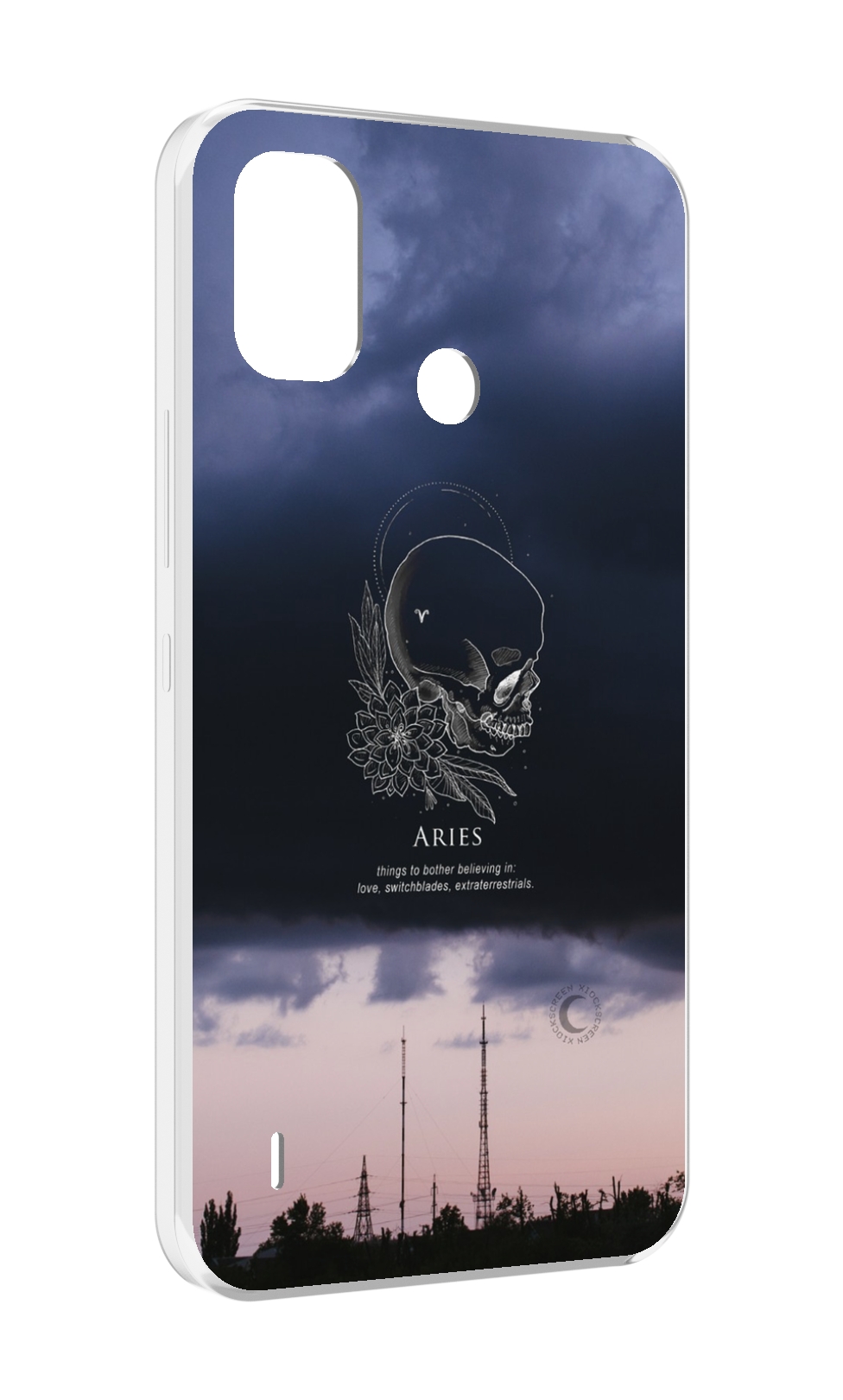 

Чехол MyPads знак-зодиака-овен-4 для Itel A48, Прозрачный, Tocco