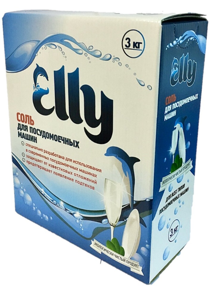 

Соль для посудомоечных машин ELLY, 3 кг