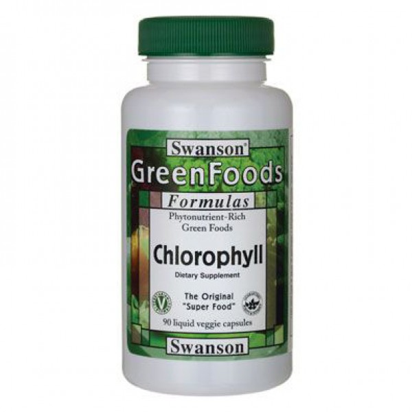 Антиоксиданты Swanson Chlorophyll капсулы 50 мг 90 шт.