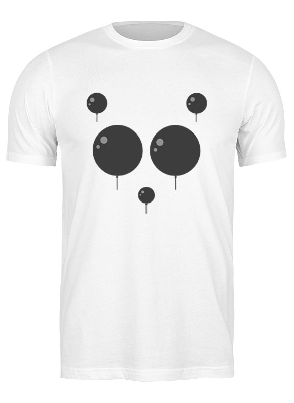 

Футболка мужская Printio Панда белая 2XL, Белый, Панда