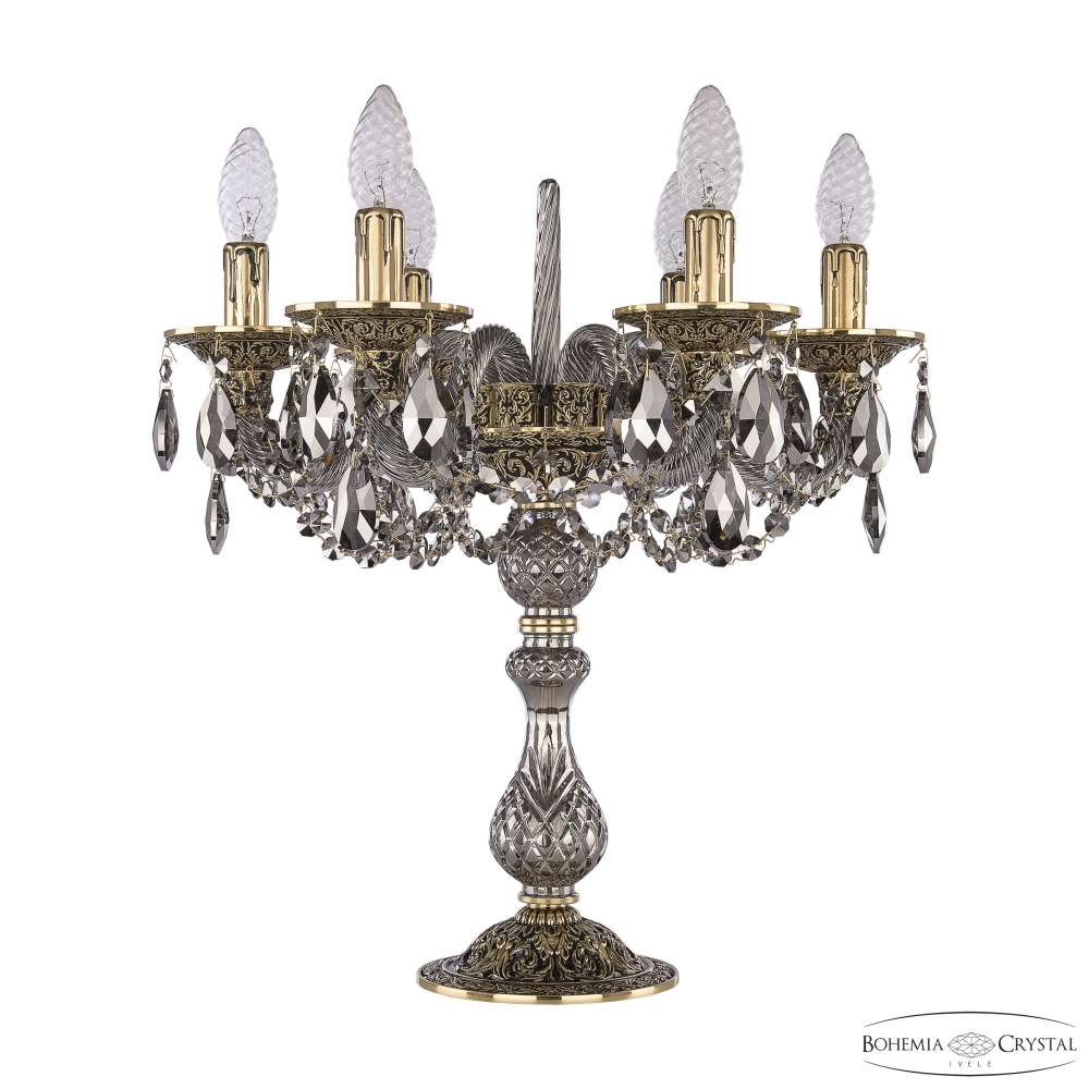 

Настольная лампа Bohemia Ivele Crystal 16102L8/6/141-47 GB M781