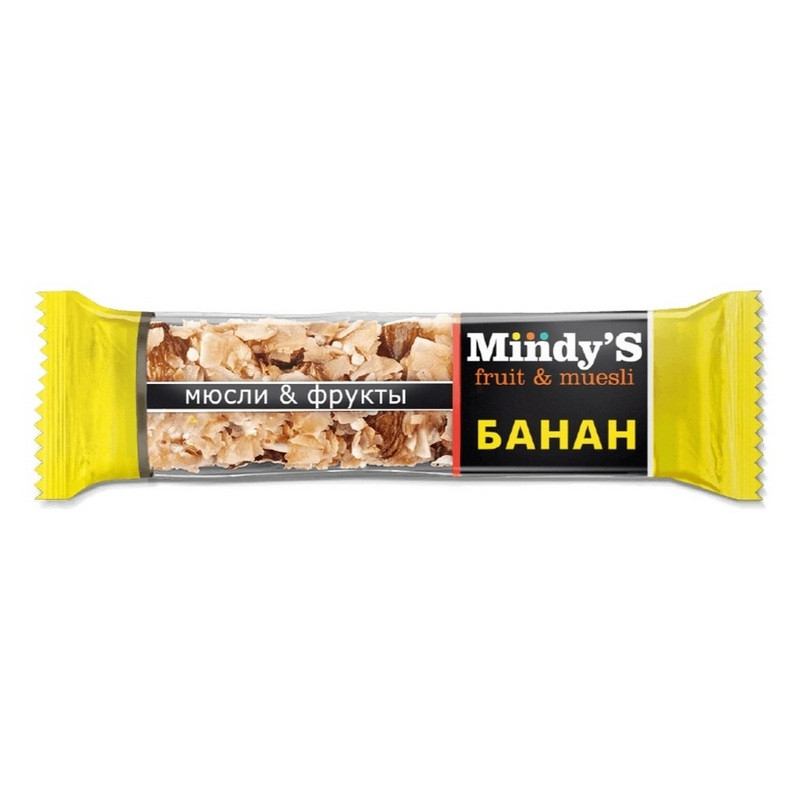 

Батончик мюсли Mindy's Банан, 30штx35г