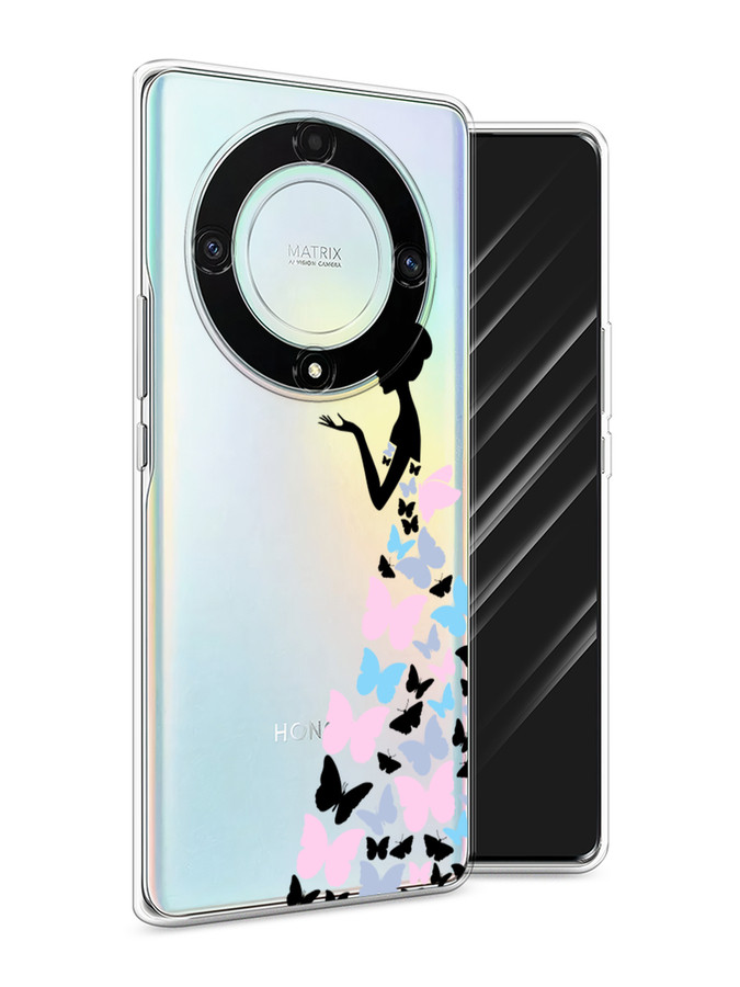 

Чехол Awog на Honor X9A "Платье из бабочек", Белый;розовый, 6120850-1