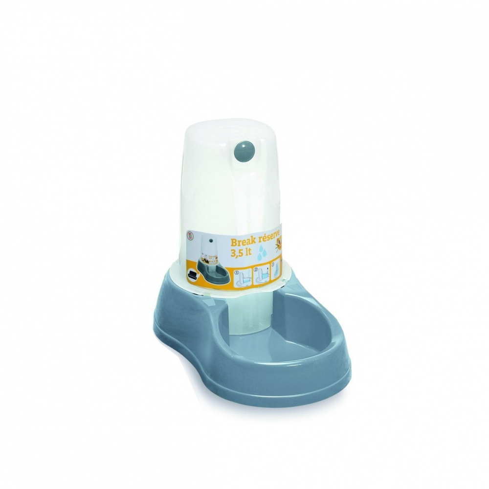 

Кормушка-автопоилка для кошек и собак Stefanplast, синий, 1.5 л