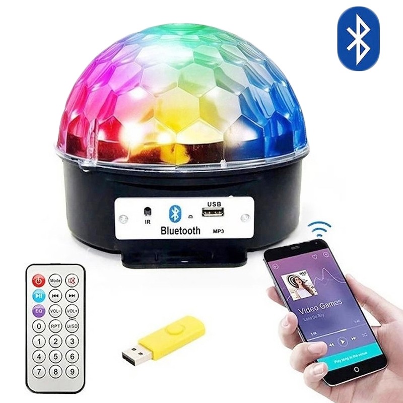 

Светодиодный диско-шар Led Crystal Magic Ball Light, 00101213