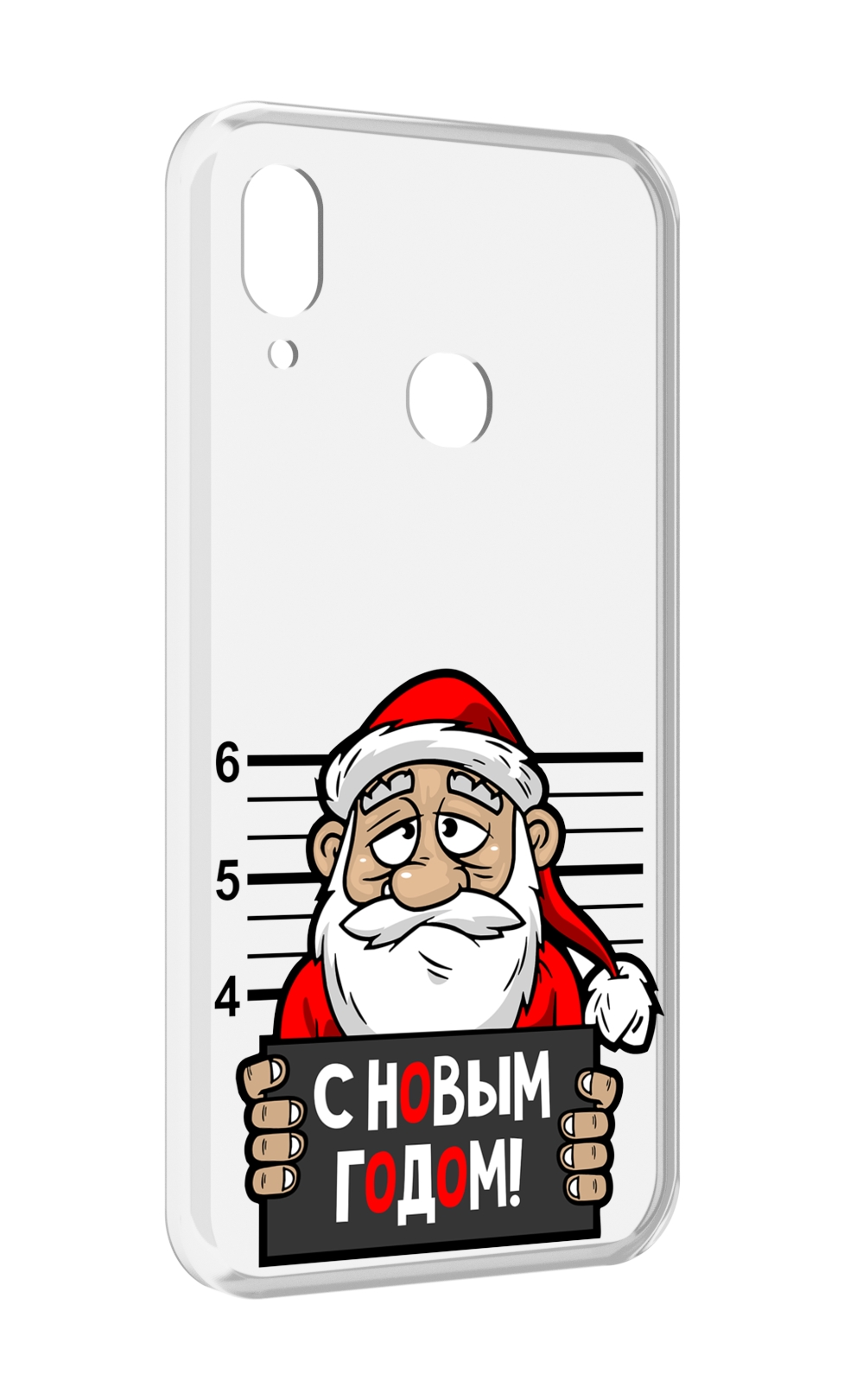 

Чехол MyPads ДМ с новым годом заключенный для BQ BQ-6040L Magic, Прозрачный, Tocco