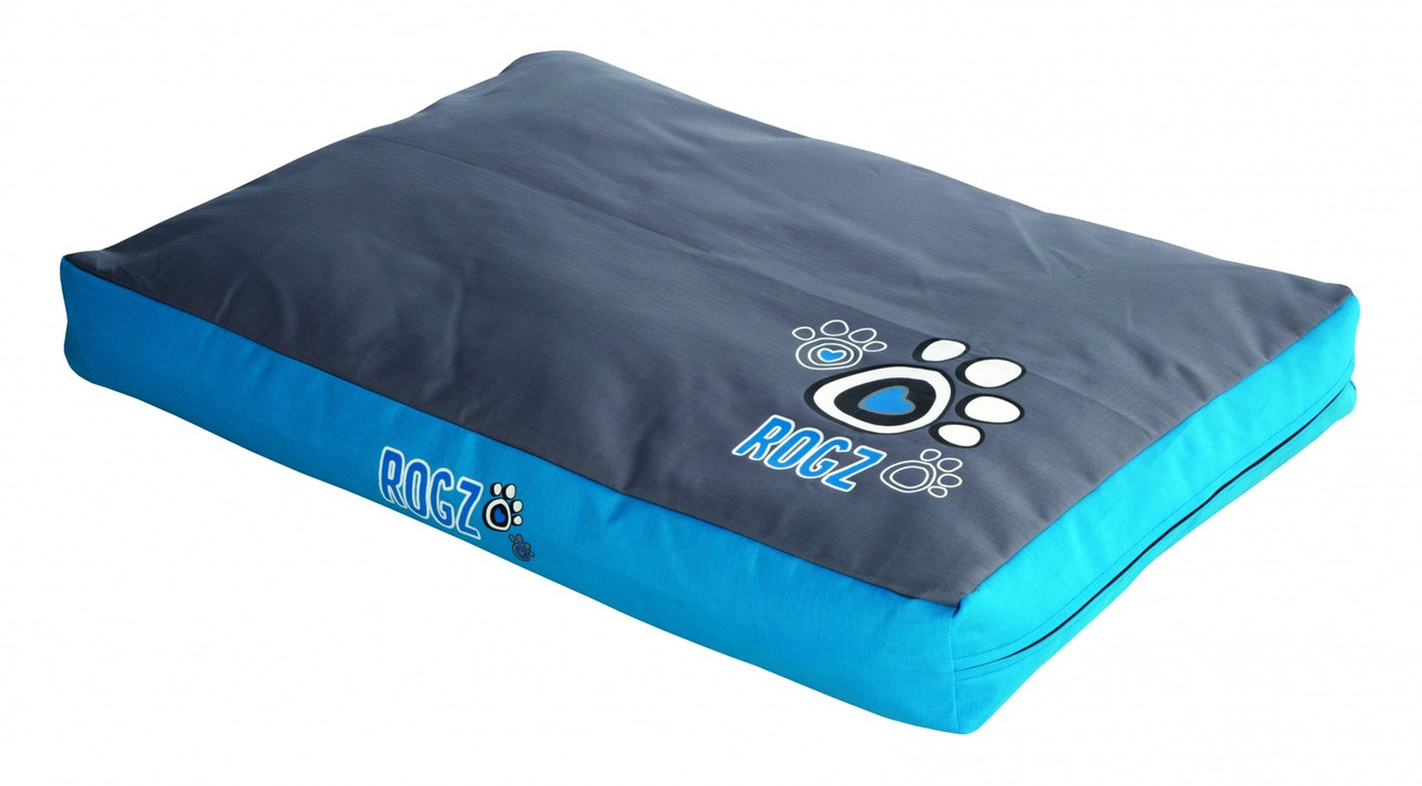 

Лежанка для собак Rogz текстиль 56x83x10см голубой