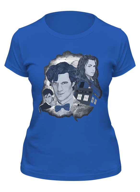

Футболка женская Printio Доктор кто (doctor who) синий XL, Доктор кто (doctor who)