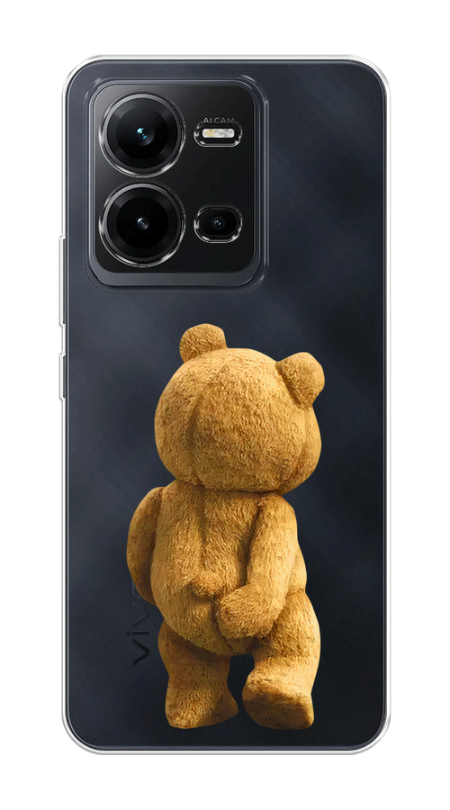 

Чехол на Vivo V25/V25e "Медвежья спина", Коричневый;прозрачный, 267650-1