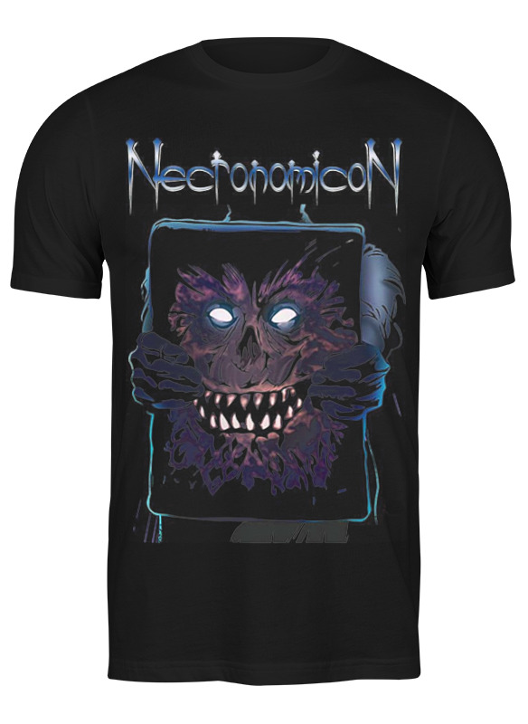 

Футболка мужская Printio Necronomicon черная L, Черный, Necronomicon