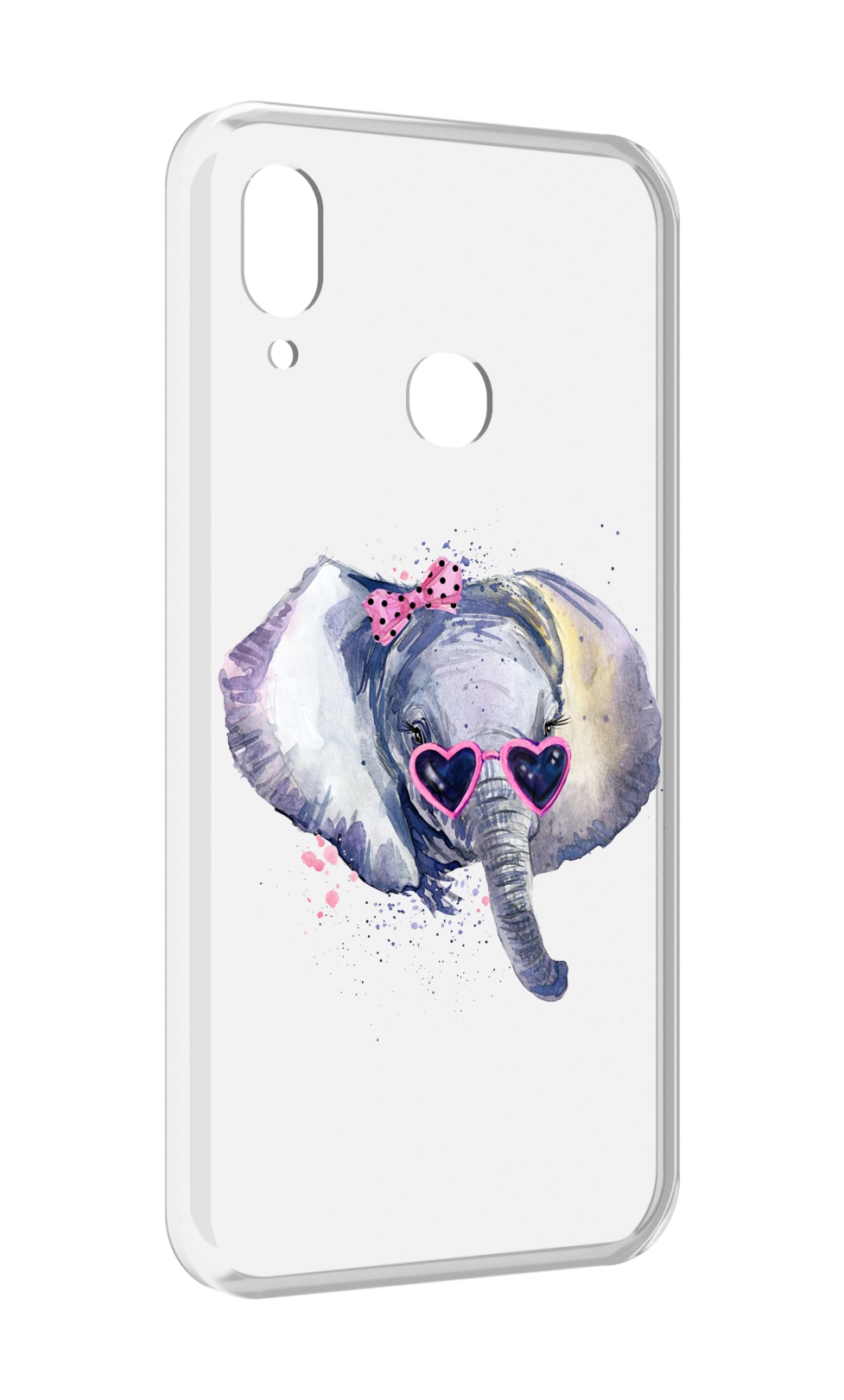 

Чехол MyPads слоник в очках для BQ BQ-6040L Magic, Прозрачный, Tocco