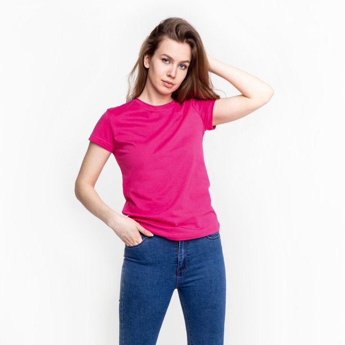 

Футболка женская NoBrand 3868009 розовая 44 RU, Розовый, 3868009
