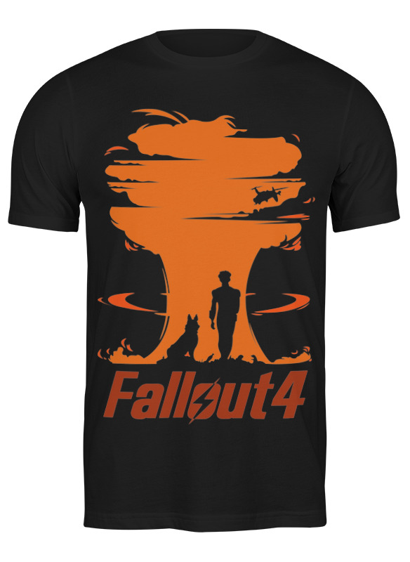 

Футболка мужская Printio Fallout 4 черная L, Черный, Fallout 4
