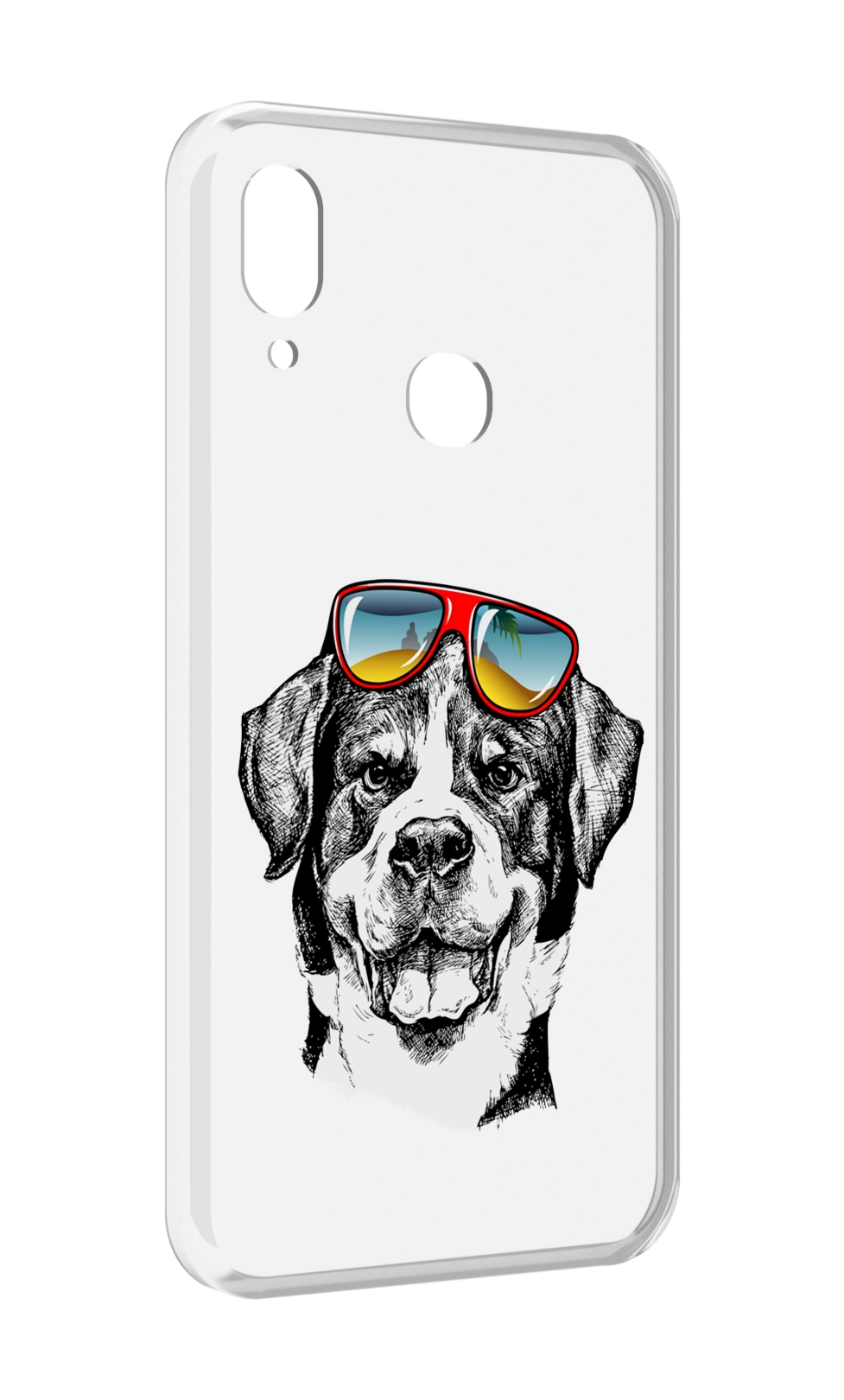 

Чехол MyPads счастливая собака для BQ BQ-6040L Magic, Прозрачный, Tocco