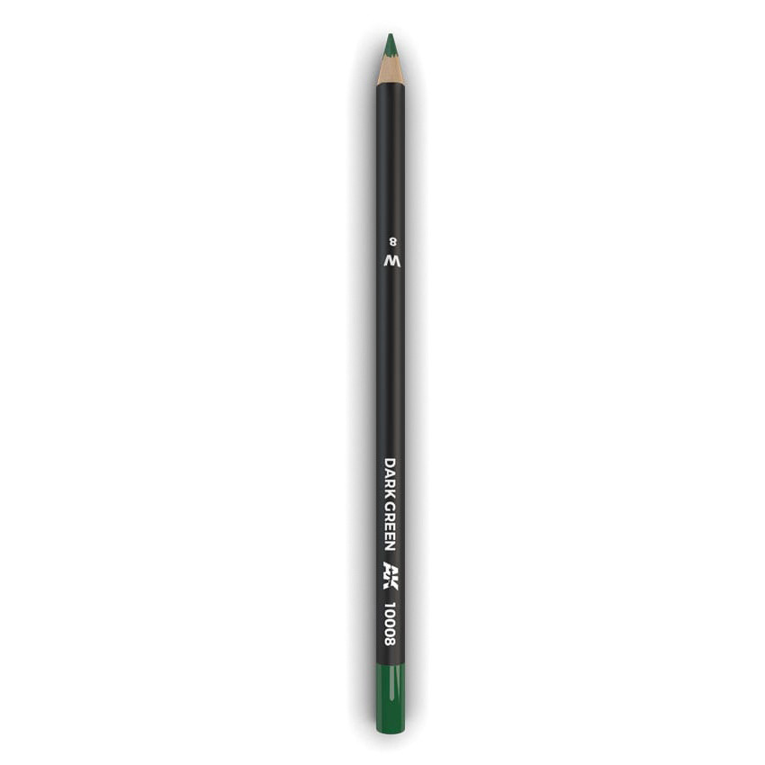 Акварельный карандаш AK Interactive Темно-зеленый AK10008