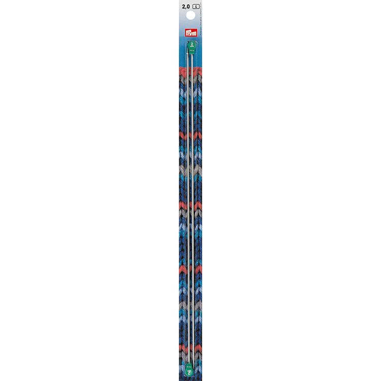

Спицы прямые Prym алюминий, 2 мм, 35 см