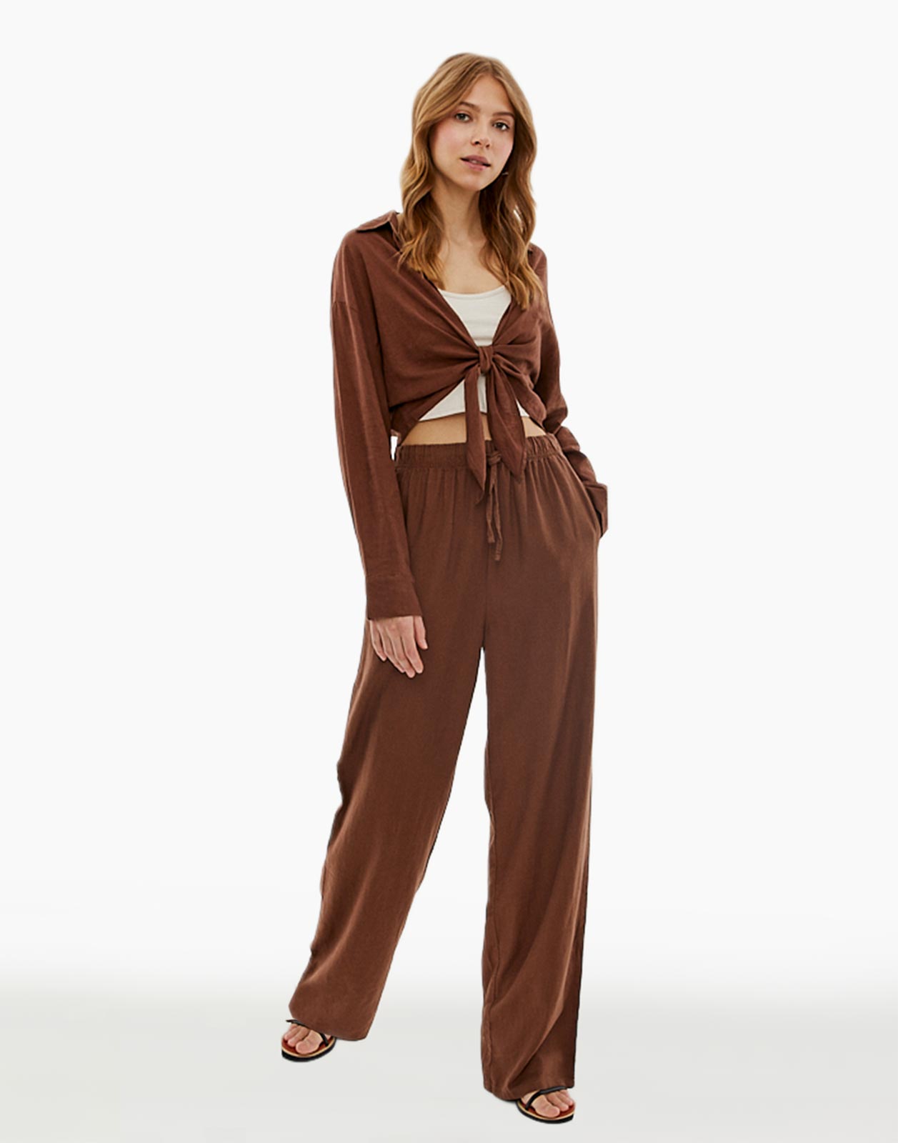 

Рубашка женская Gloria Jeans GWT003016 коричневая XS, Коричневый, GWT003016