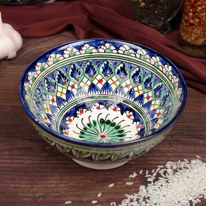 

Коса Риштанская Керамика Цветы 15 см, малая, синяя