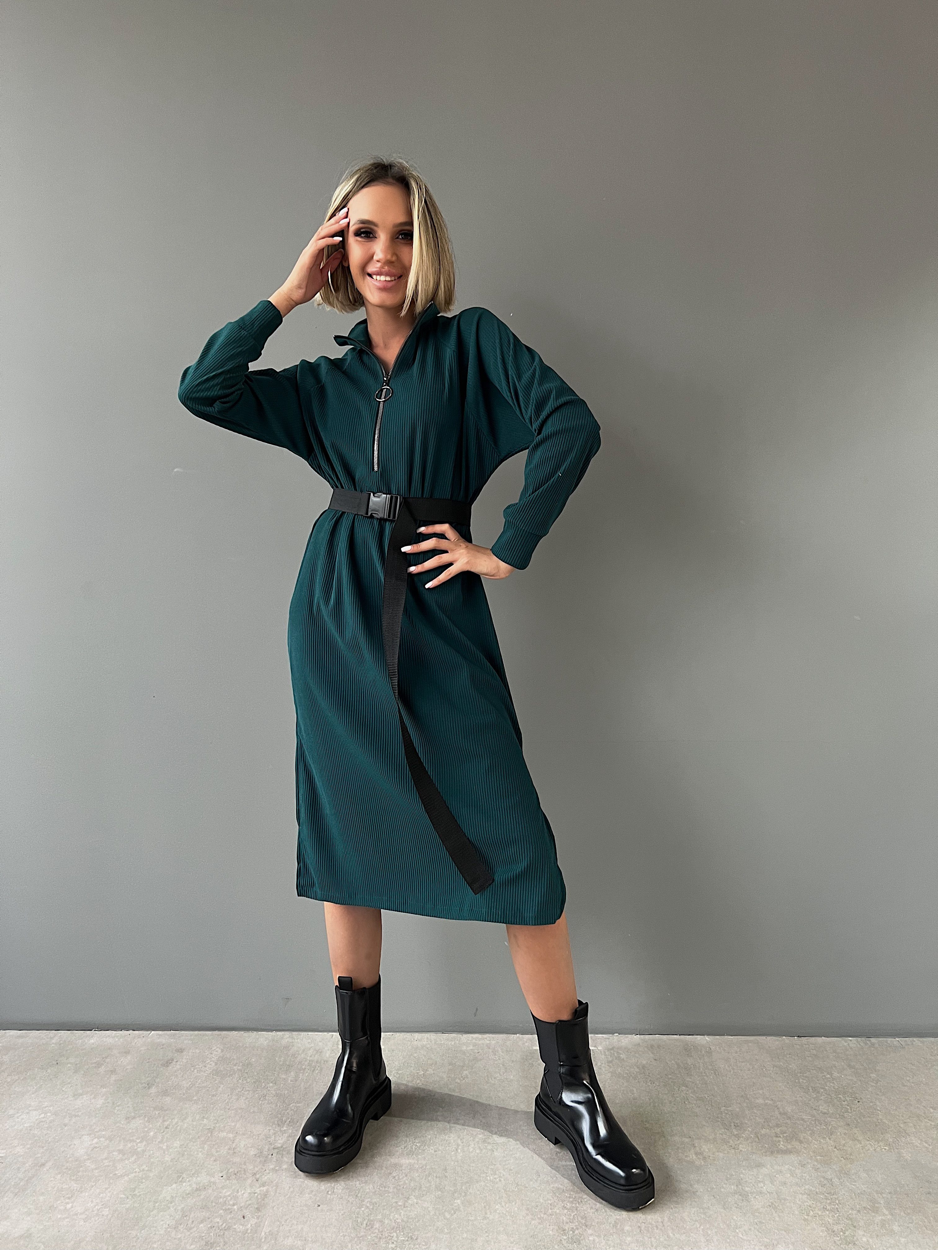 

Платье женское PARTY21 10f21-10105 зеленое 48 RU, Зеленый, 10f21-10105