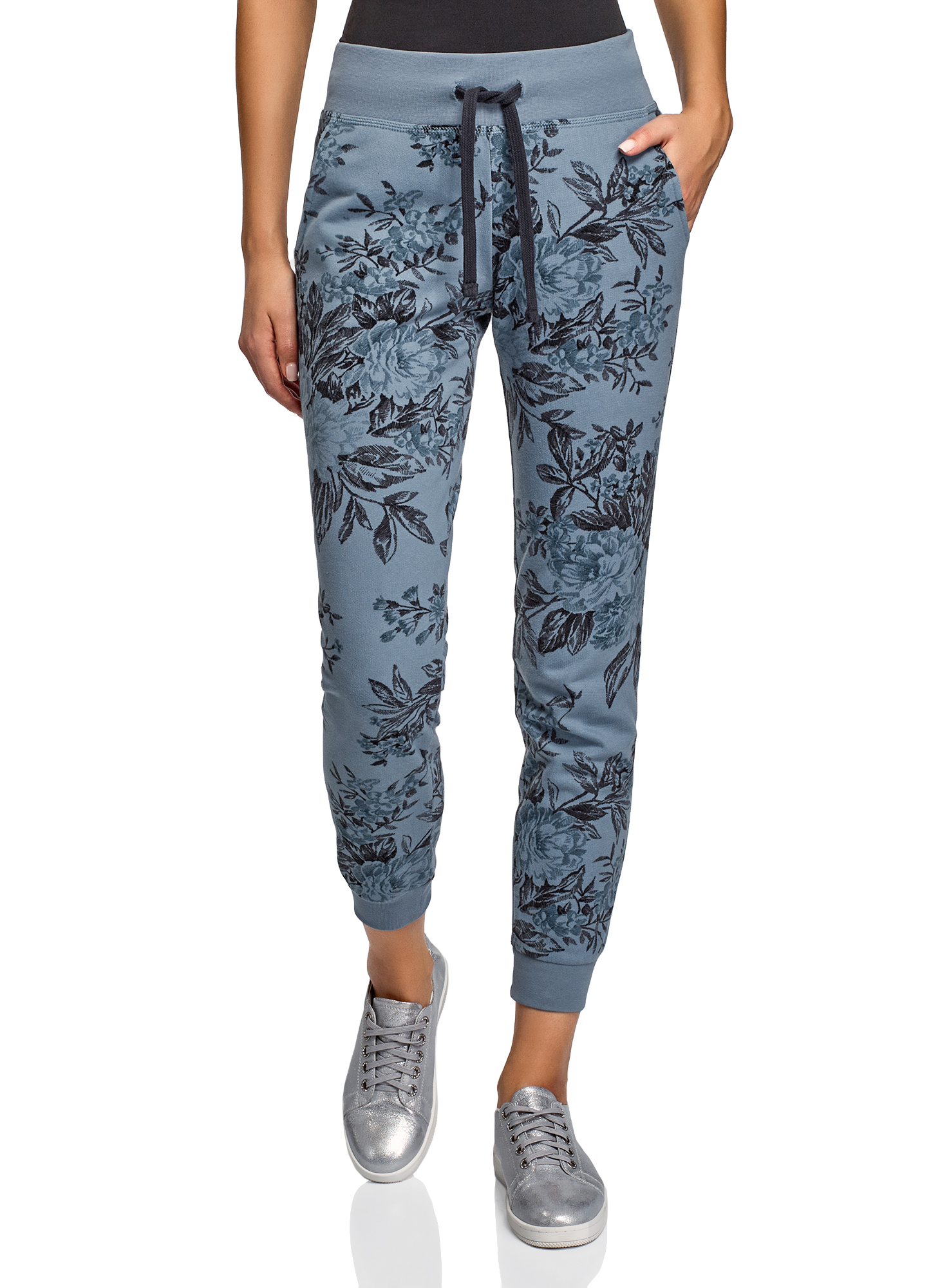 

Брюки женские oodji 16700030-5B синие 2XL, 16700030-5B