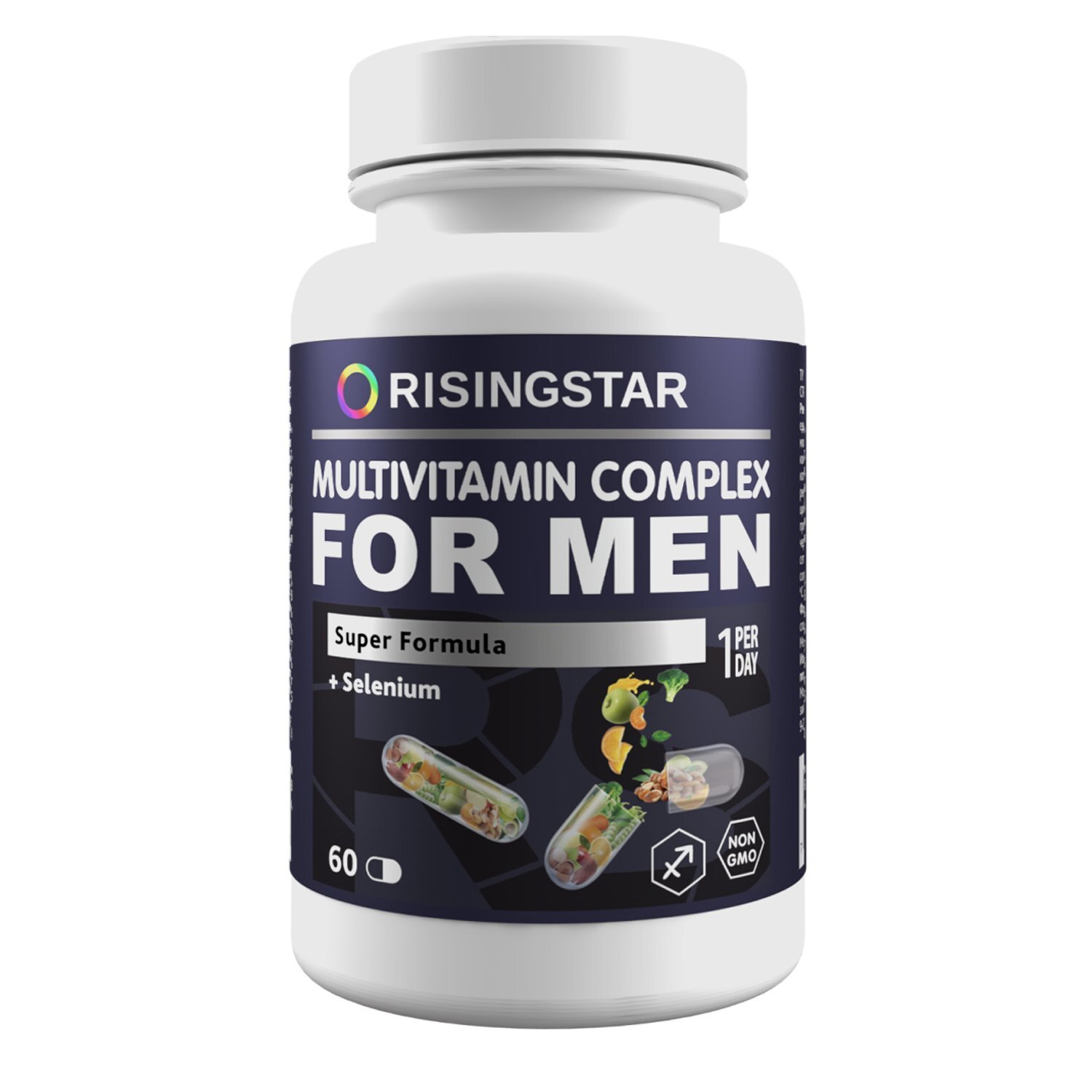 фото Мультивитаминный комплекс для мужчин, multivitamin complex for men, risingstar, 60 капсул