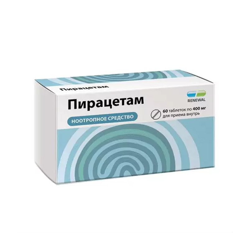 

Пирацетам-Renewal таблетки 400 мг 60 шт.
