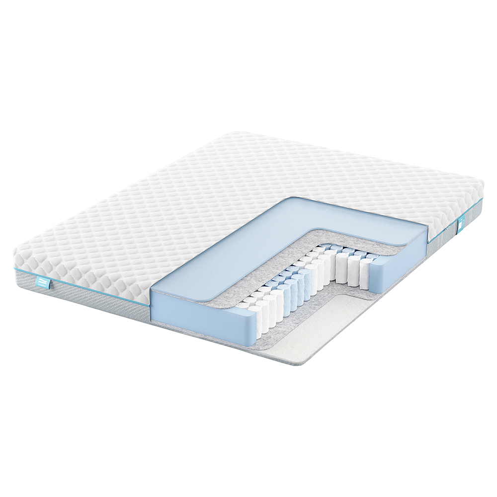 

Матрас анатомический Promtex Soft Artek 70x160 независимые пружины, Белый, Artek