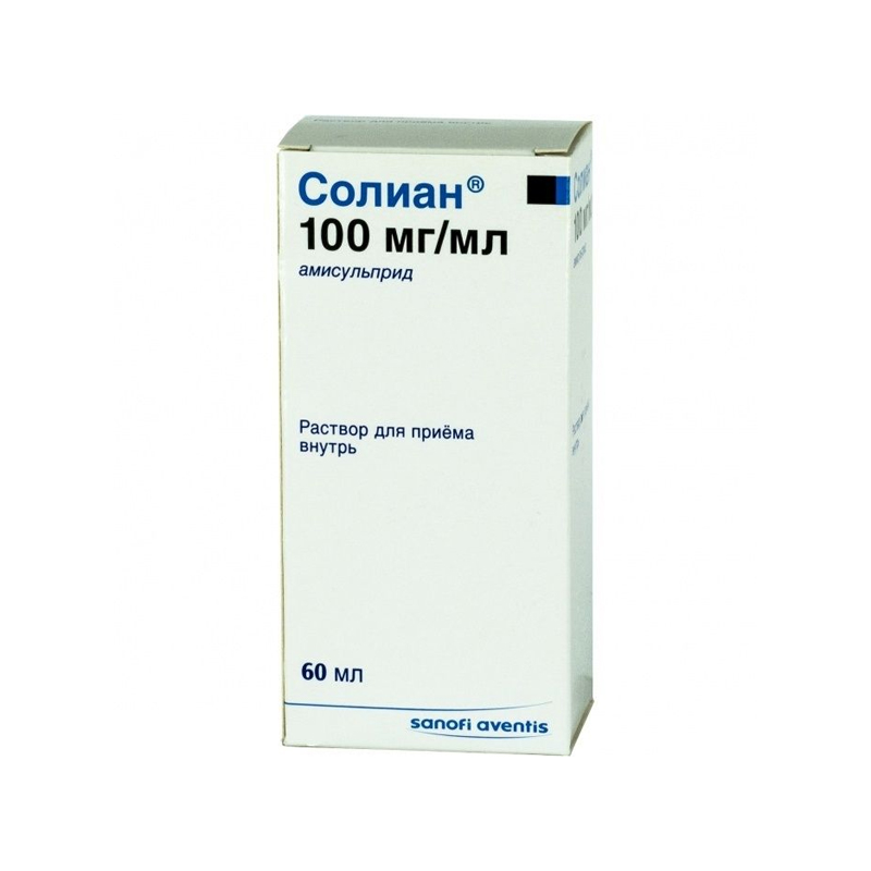 Солиан раствор 100 мг/мл 60 мл