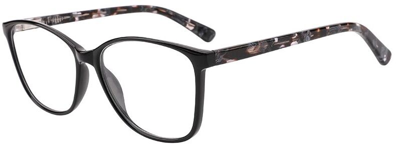

Оправа для очков женская Glone WD0007 C1, black/grey pattern temple, WD0007 C1