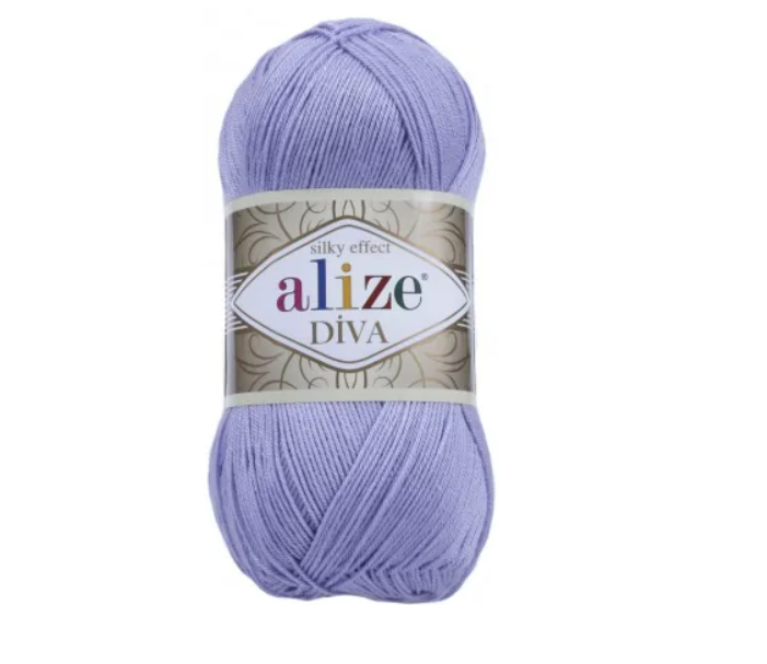 

Пряжа ALIZE Diva Silk effekt (158), лаванда-лиловый, 5 шт. по 100 г, Фиолетовый