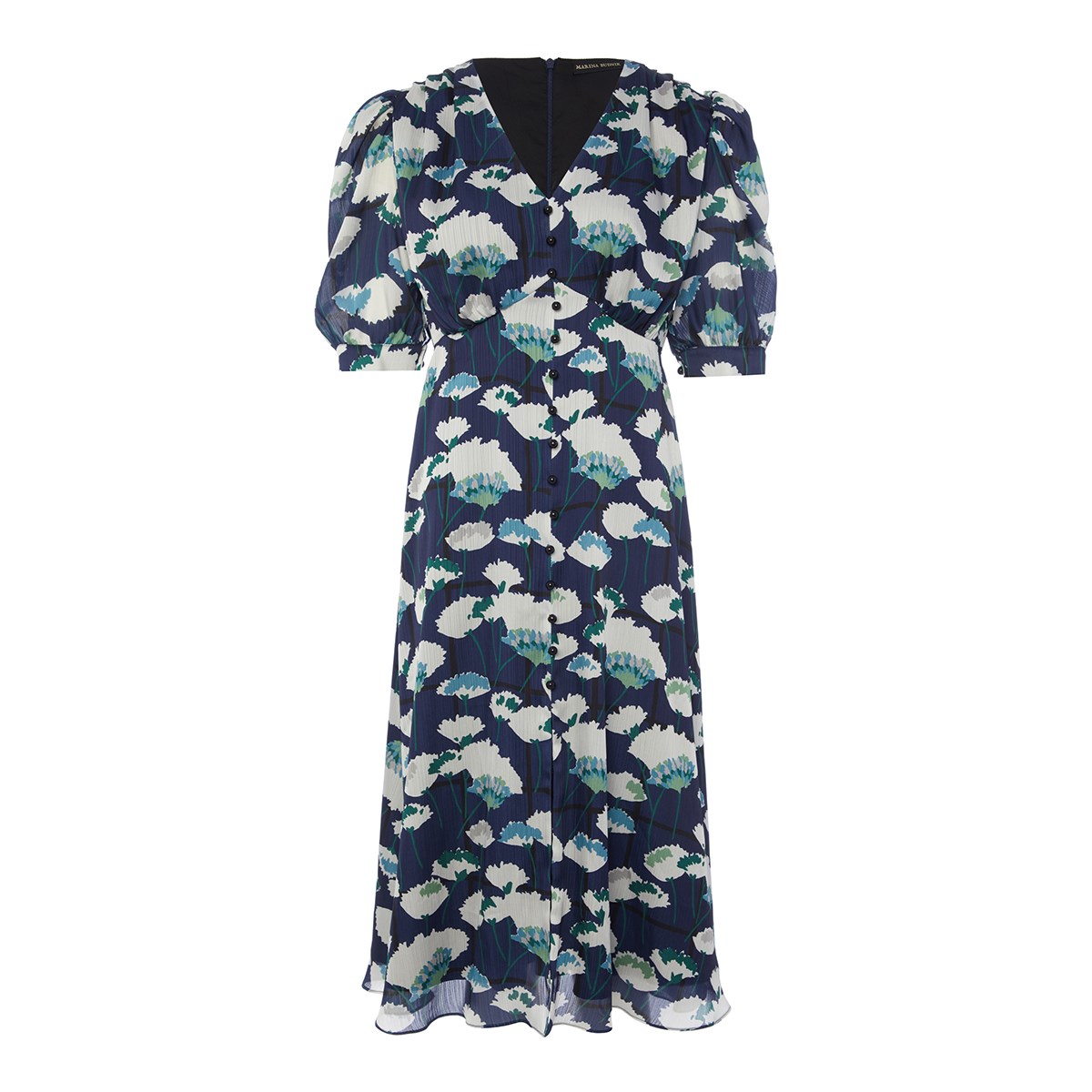 

Платье женское MARINA BUDNIK 25402 синее 44, Синий, 25402