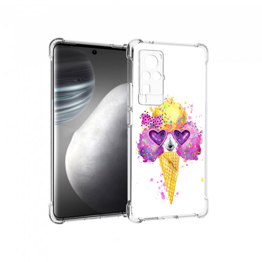 

Чехол MyPads Tocco для Vivo X60 pro Рожок (PT226972.385.146), Прозрачный, Tocco