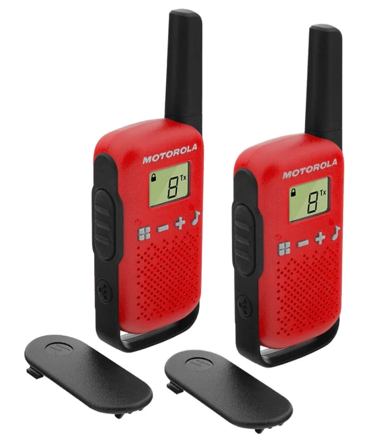 

Комплект раций Motorola Talkabout T42 8кан. до 4км компл.:2шт AAA красный/черный (MT199)