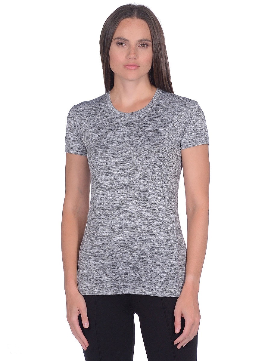 

Футболка женская Modis M202S00002 серая 46-48 RU