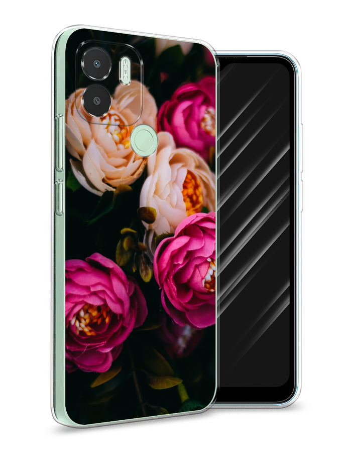 

Чехол Awog на Xiaomi Redmi A1+/A2+ "Розовые пионы на черном", Розовый;черный, 318550-8