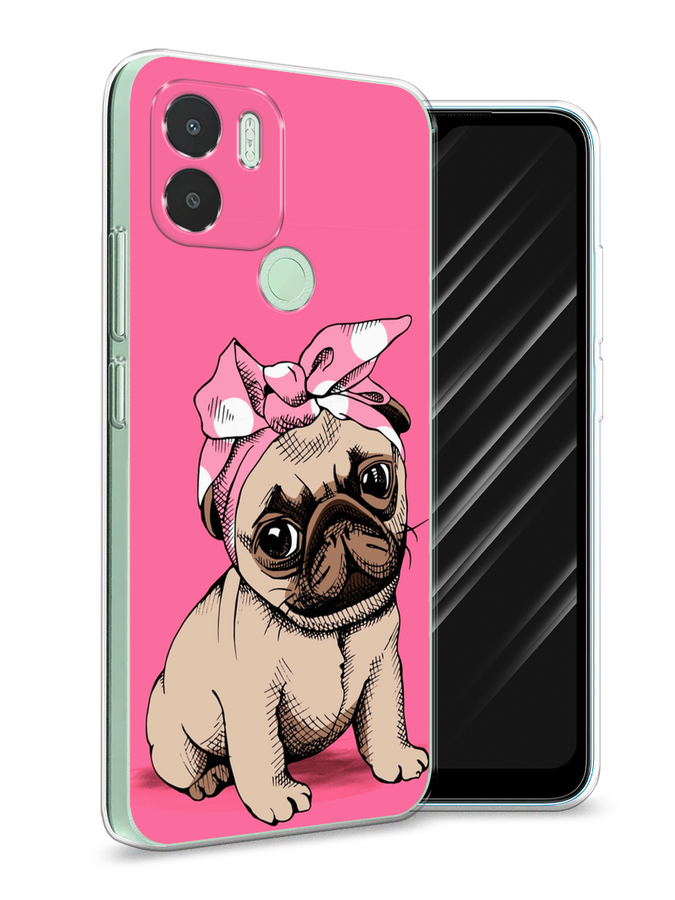 

Чехол Awog на Xiaomi Redmi A1+/A2+ "Dog Pin-Up", Розовый;бежевый, 318550-2