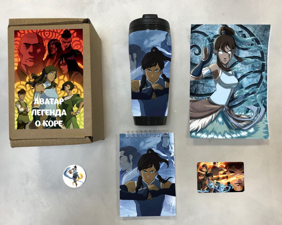 

Бокс Аватар: Легенда о Корре, Avatar: the legend of Korra №6, Товары с вашими картинками,, Бежевый