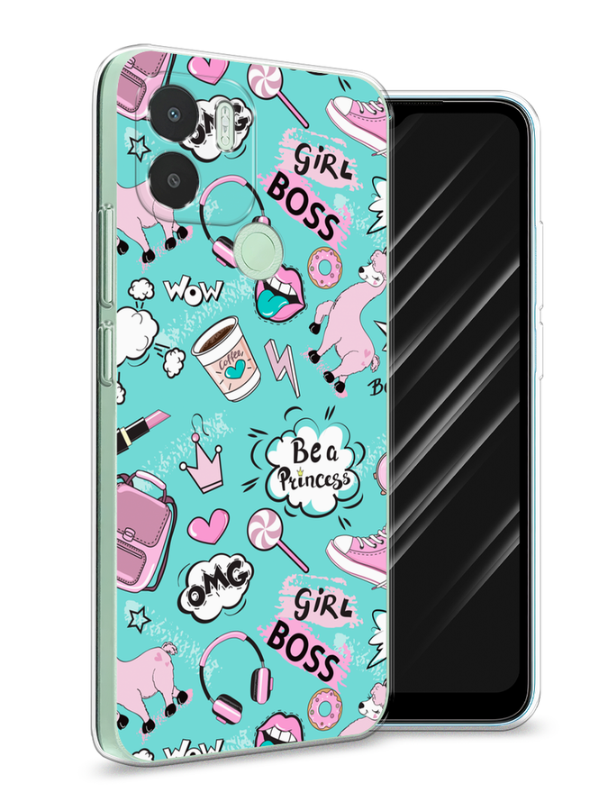 

Чехол Awog на Xiaomi Redmi A1+/A2+ "Стильная лама", Голубой;розовый;белый, 318550-1