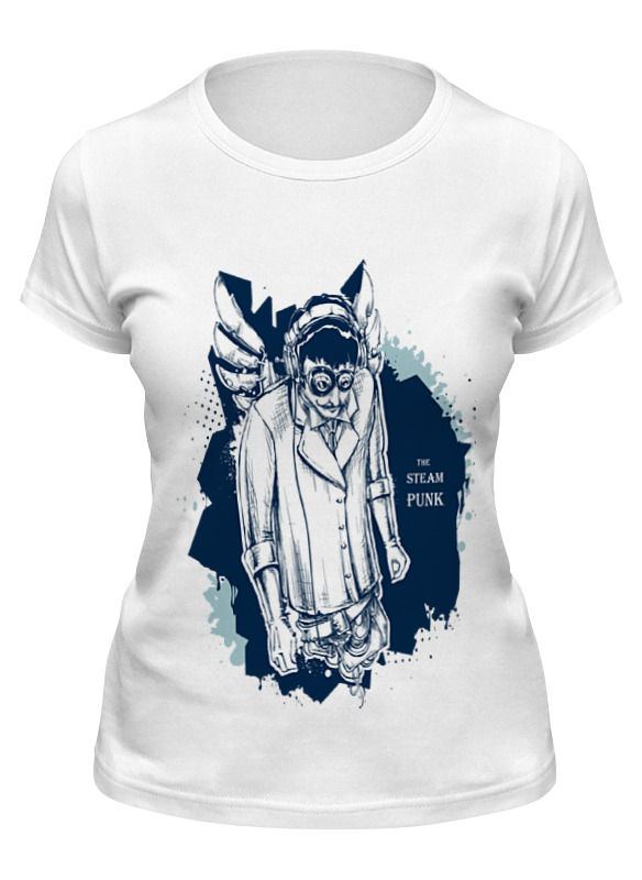 

Футболка женская Printio The steampunk белая XL, Белый, The steampunk
