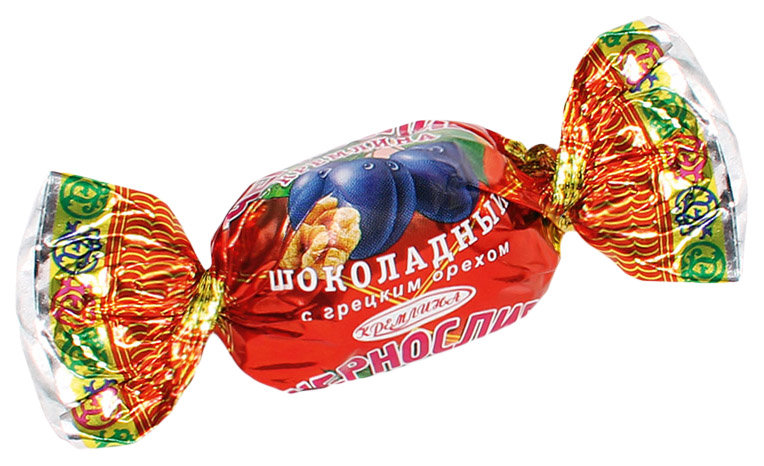 

Конфеты Кремлина Чернослив шоколадный с грецким орехом