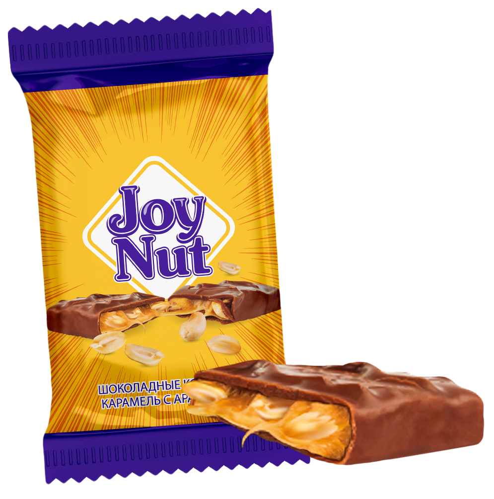 

Конфеты шоколадные Невский кондитер Joy Nut с карамелью и арахисом