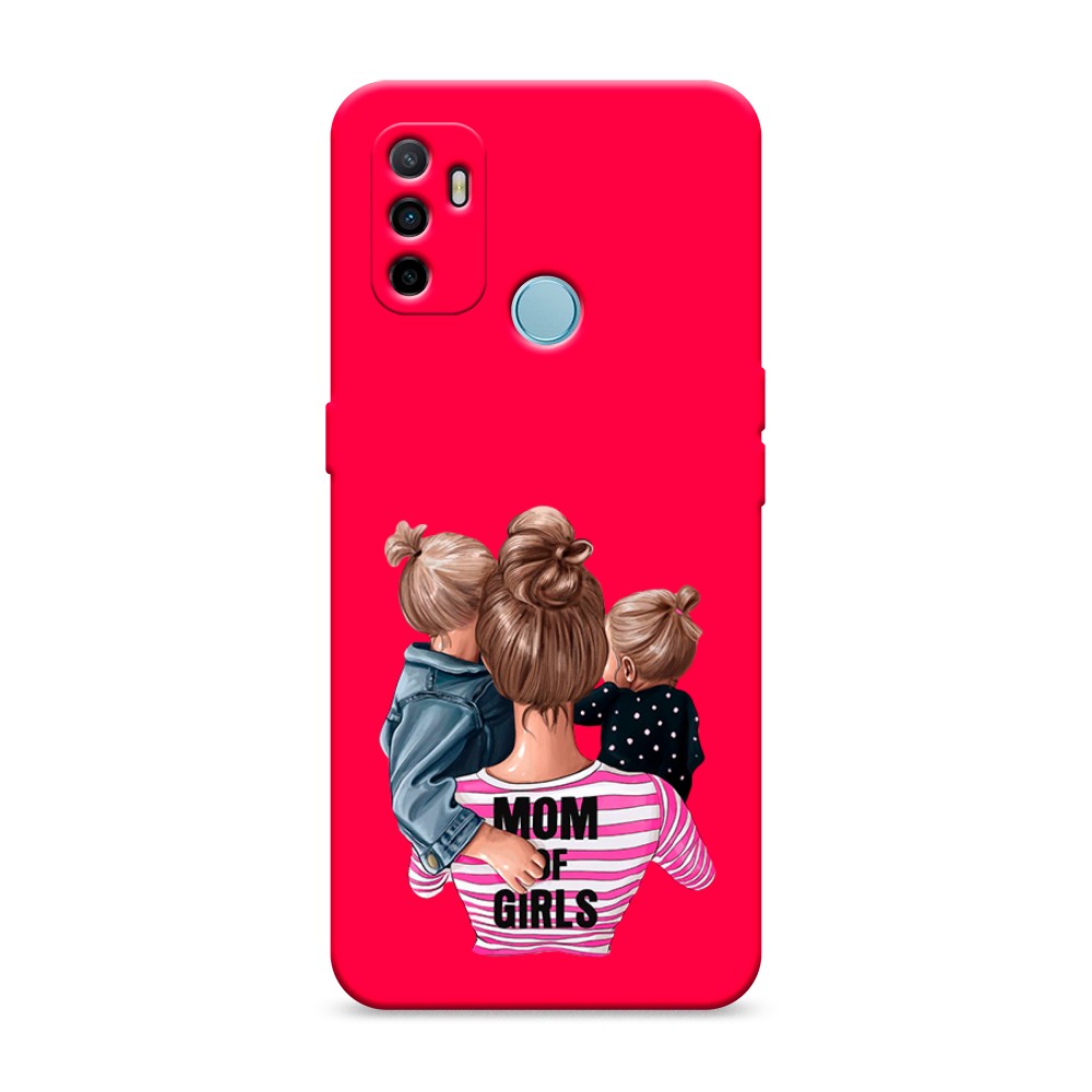 

Матовый силиконовый чехол "Mom of Girls" на Oppo A53