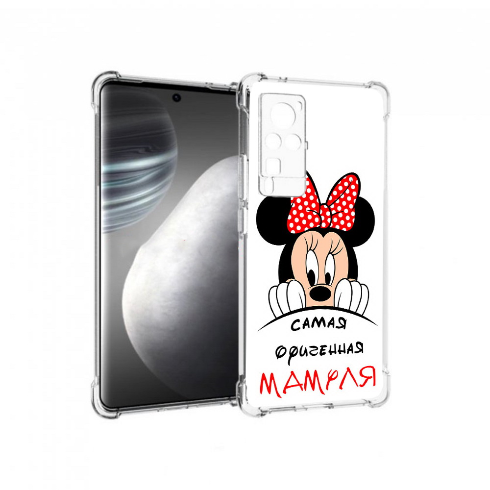 

Чехол MyPads Tocco для Vivo X60 pro Самая лучшая мамуля Мини Маус (PT226972.385.152), Прозрачный, Tocco