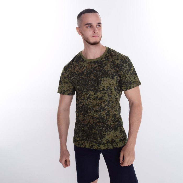 

Футболка мужская NoBrand 9606627 хаки 52 RU, 9606627