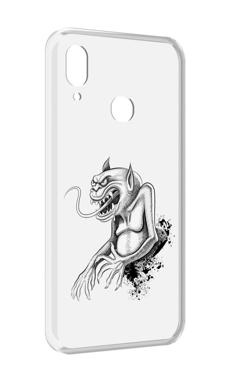 

Чехол MyPads чорт для BQ BQ-6040L Magic, Прозрачный, Tocco