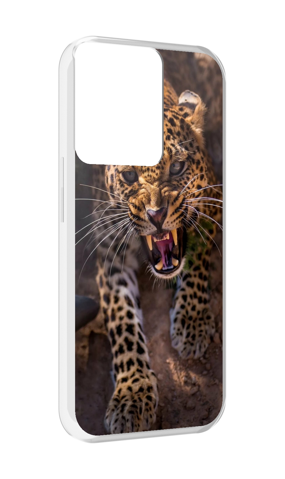 

Чехол MyPads Злой-гепард для OPPO Reno 8, Прозрачный, Tocco