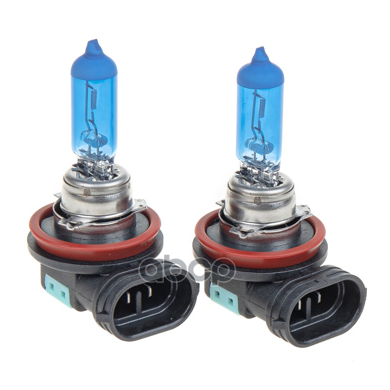 

Лампа 12v h11 55w pgj19-2 wolfram sky blue white light 2 шт. 29311 sb